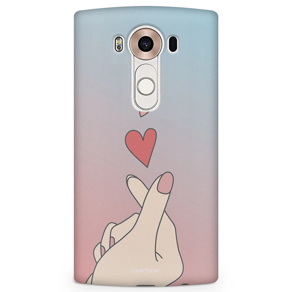LG V10 LG-F600S / LG-F600K / LG-F600L 커플케이스 손하트 케이스 색상 표기 없음 상품 사진